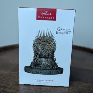 NIB Hallmark Keepsake Ornament The Iron Throne Game of Thrones 2022 Magic Sound
